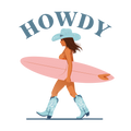 Howdy Cowgirl Surf Design - Kit